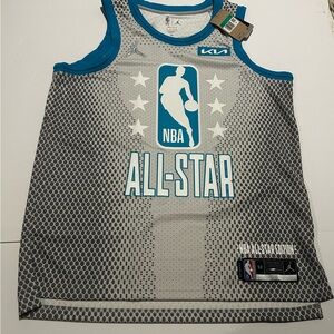 Men's NBA All-Star Gray and Blue Jersey